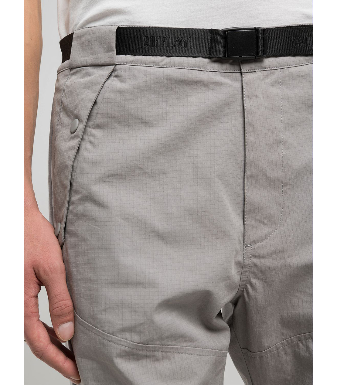 リップストップコットンナイロンパンツ（セットアップモデル） 詳細画像 グレー 5